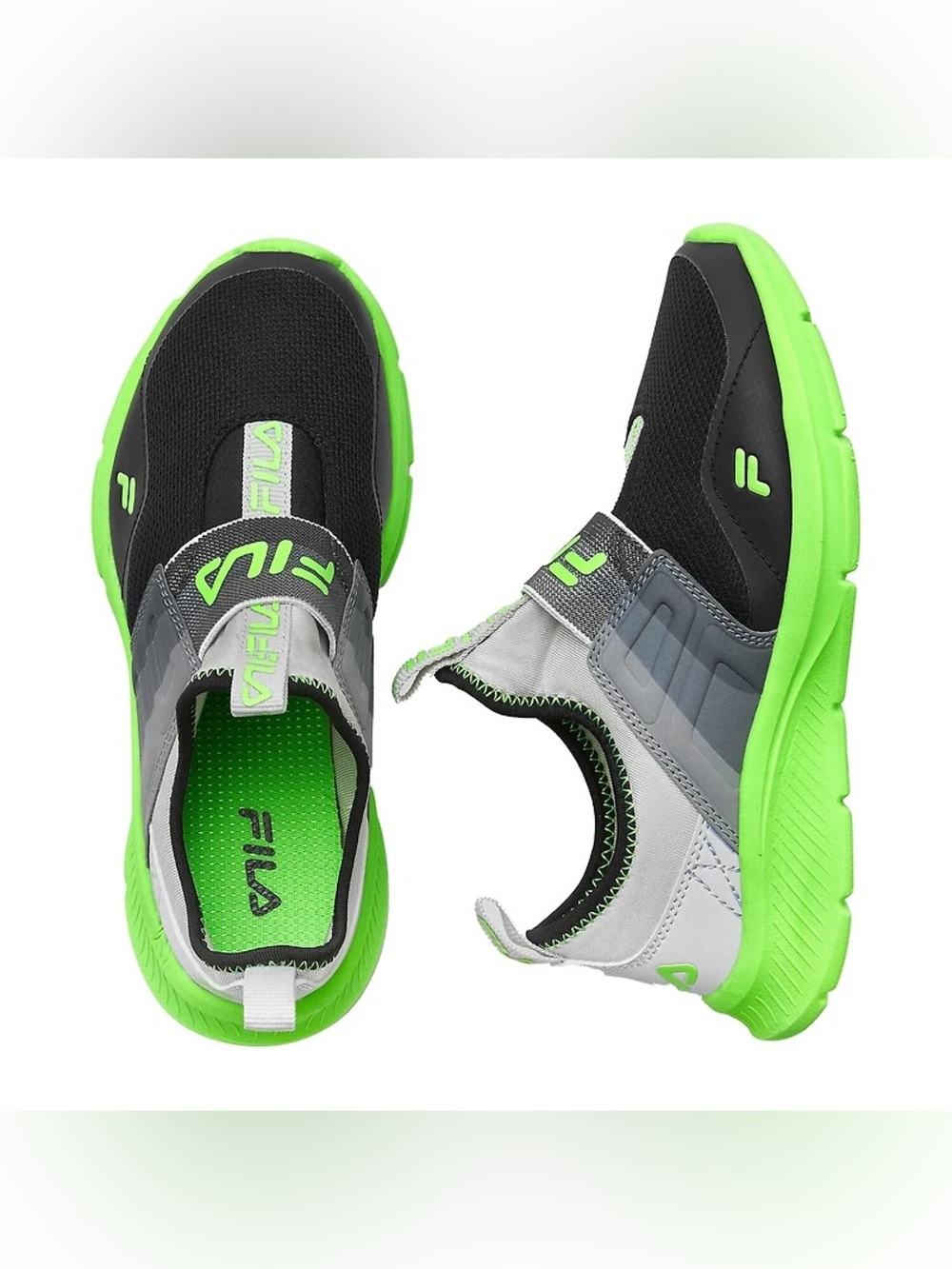 🌸FILA Landbuzzer Ombre Little & Big Kid Boys Running Shoes